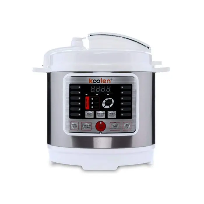 كولن قدر كهربائي ضغط 8 لتر - أبيض/ رمادي 816106001 كولن قدر كهربائي ضغط