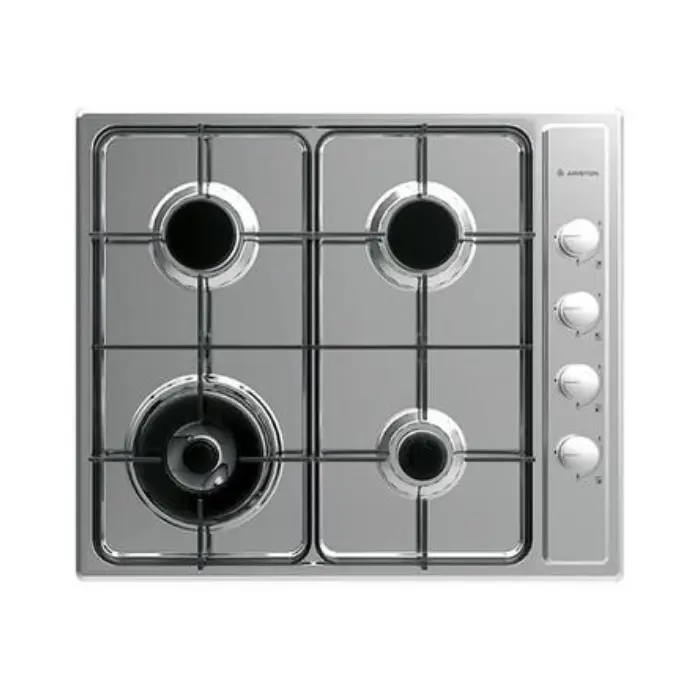 اريستون مسطح بلت ان غاز 60 سم - 4 عيون - ستيل Am64t0gmixsa اريستون مسطح