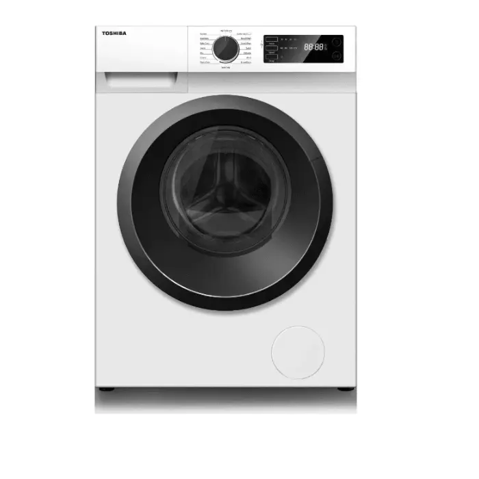 توشيبا غسالة تعبئة أمامية 7 كيلو - إنفيرتر - أبيض Tw-Bk80S2Bb(Wk) توشيبا غسالة تعبئة أمامية