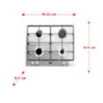 تيرم فرن غاز بلت ان 4 عيون - إيطالي Trmbh60eng