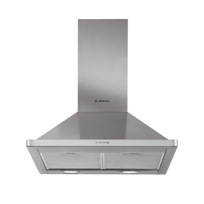 اريستون شفاط مطبخ بلت ان هرمي 60 سم - ستيل Ahpn6.4flmx اريستون شفاط مطبخ