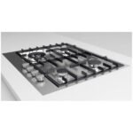 باوماتيك بتوجاز مسطح بلت ان غاز 60 سم - ستيل BMEH6GFSS