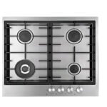 باوماتيك بتوجاز مسطح بلت ان غاز 60 سم - ستيل BMEH6GFSS