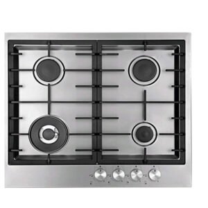 باوماتيك بتوجاز مسطح بلت ان غاز 60 سم - ستيل BMEH6GFSS