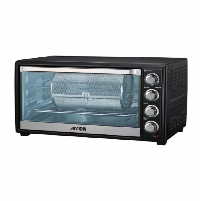 ارو فرن كهرباء صغير 60 لتر - 2000 وات أسود RO-60EOW ارو فرن كهرباء
