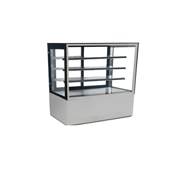 بانكول ثلاجة عرض حلويات 2 متر - مربع - ستيل GN-1500R3(ss) بانكول ثلاجة عرض