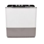 كاندي غسالة حوضين 15 كيلو - أبيض/رمادي RTT 2151WSZ-19