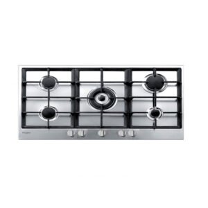 ويرلبول بتوجاز بلت ان غاز 90 سم 5 شعلات - ستيل Gmr9522ix