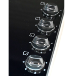 ويرلبول بتوجاز بلت ان 60 سم 4 شعلات - أسود Akm613ix