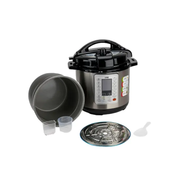 اكسبير قدر كهربائي 8 لتر 1200 وات جرانيت - فضي XPC12M8G اكسبير قدر كهربائي