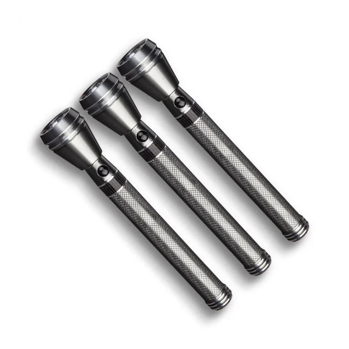 إمبكس مصباح يدوي LED قابل لإعادة الشحن 3 قطع كومبو - رمادي CB 2226 إمبكس مصباح يدوي