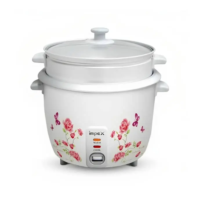 امبكس قدر كهربائي لطهي الارز 0.6 لتر 350 وات-أبيض RC 2805 امبكس قدر كهربائي
