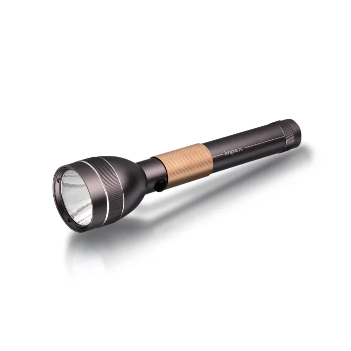 امبكس مصباح يدوي LED قابل للشحن 5 وات - أسود LEADER P2 امبكس مصباح يدوي