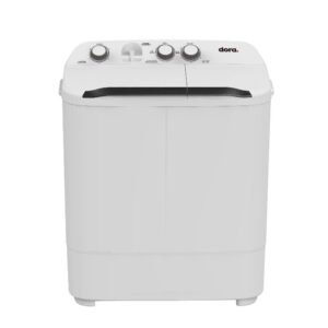 دورا غسالة حوضين 6 كيلو - أبيض DW600MT11