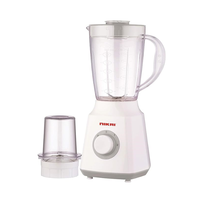 نيكاي خلاط كهربائي مع مطحنة 1.5 لتر 300وات-ابيض NB1700T3