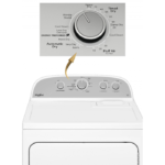 نشاف ملابس ويرلبول 7 كيلو 16 برنامج – أمريكي – أبيض