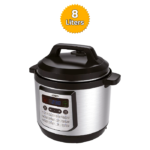 زيترست قدر كهربائي ضغط- 1200 وات - 8 لتر - ستيل Zpc8001