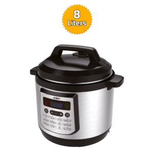 زيترست قدر كهربائي ضغط- 1200 وات - 8 لتر - ستيل Zpc8001