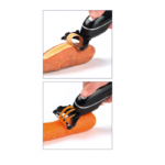 مقشرة خضروات زيترست - 3 شفرات - أسود