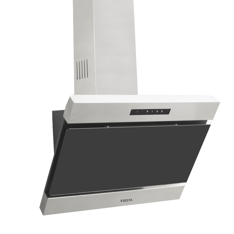 شفاط المطبخ فييستا 60 سم رأسي - زجاج شفاف