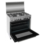 فرن غاز جليم غاز 80 * 50 سم- 5 شعلات - إيطالي - ستيل