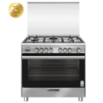 جليم غاز فرن 90 * 60 سم مع مروحة - إيطالي - ستيل Sb967gifsmf