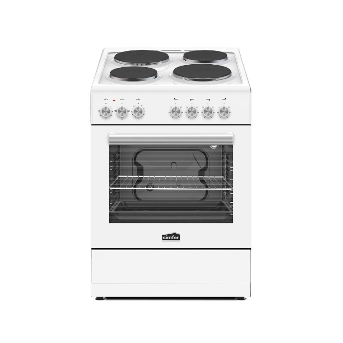 سيمفر فرن كهرباء 60*60 سم 4 شعلات حجر - أبيض تركي F7043SERBB سيمفر فرن كهرباء 60*60 سم 4 شعلات حجر - أبيض تركي F7043SERBB