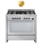 جليم غاز فرن 100* 60 سم ديجتال - إيطالي - ستيل Ht167gifsmf