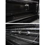 فرن بلت ان غاز جليم مع شواية 90 سم - إيطالي - ستيل