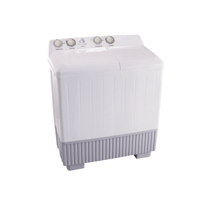 تي سي ال غسالة حوضين 12 كيلو - أبيض Twt120-x7001