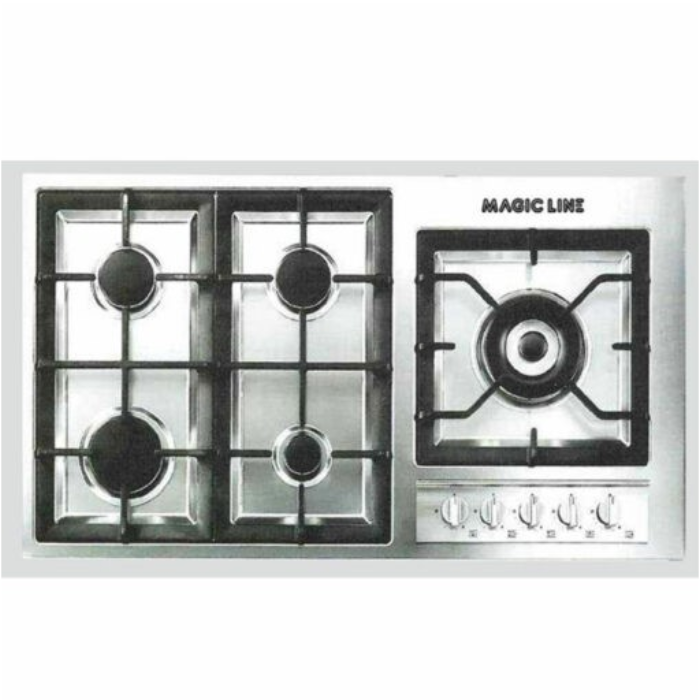 ماجيك لاين بتوجاز مسطح غاز بلت ان 90 سم - ستيل MH9G5VS