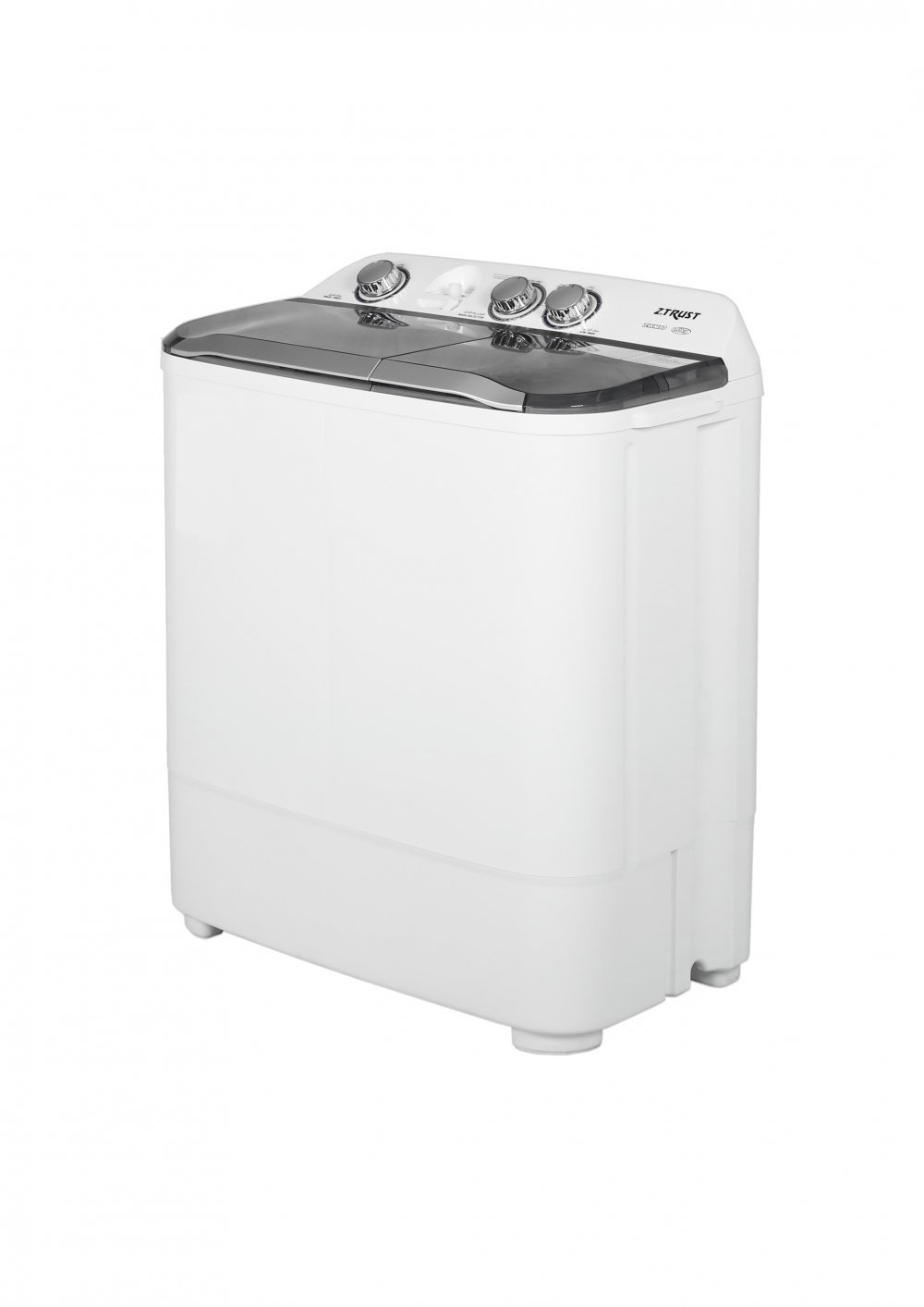 زيترست غسالة ملابس 6 كيلو - حوضين - أبيض Zwm60n