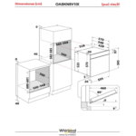 فرن كهربي ويرلبول بلت ان ديجيتال 60 سم - بولندي - ستيل