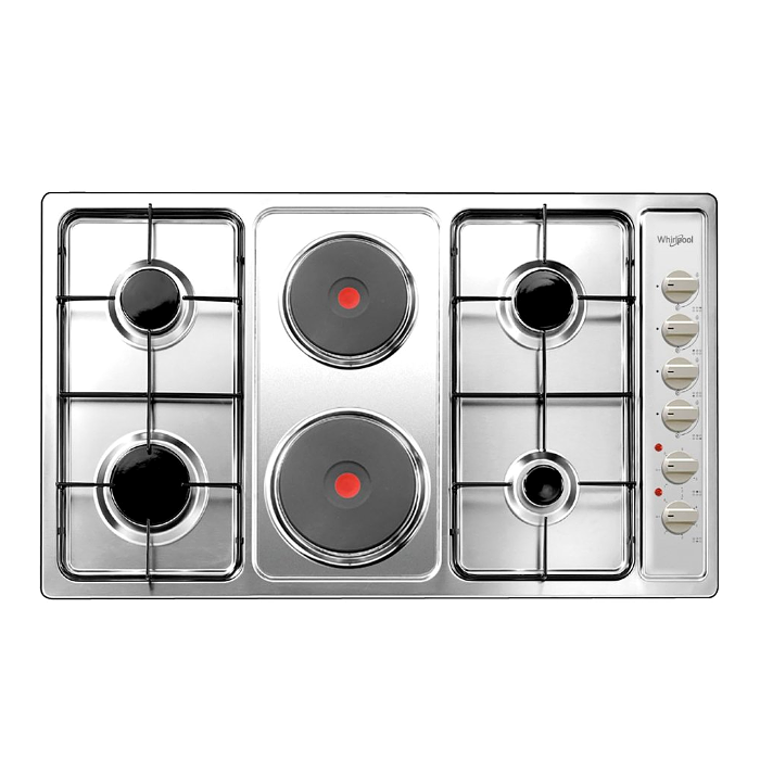 ويرلبول بتوجاز بلت ان غاز 90 سم اشعال ذاتي-ستيل Gmm94e20ixsa