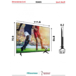 شاشة 50 بوصة سمارت هايسنس - 4K UHD DLED - ANDROID