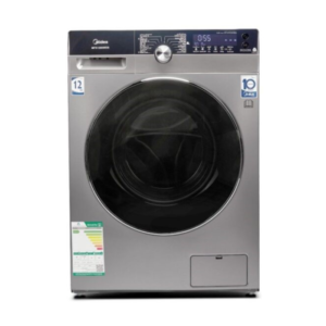 ميديا غسالة أتوماتيك 12 كيلو تعبئة أمامية - فضي Mfk1280wds