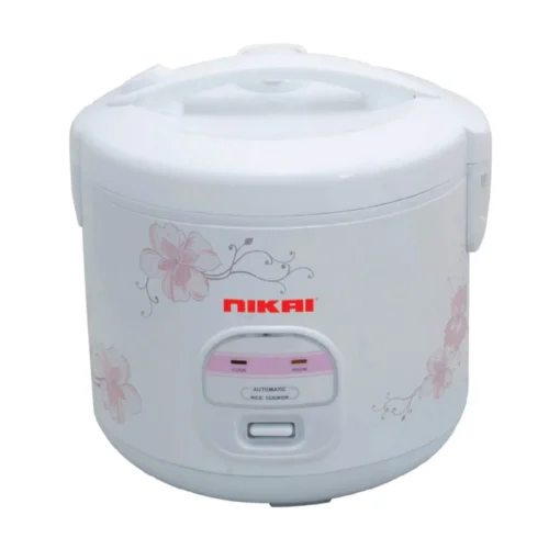 نيكاي قدر كهربائي لطهي الأرز 1.8 لتر - 640 وات -ابيض NR674N3 نيكاي قدر كهربائي لطهي الأرز 1.8 لتر - 640 وات -ابيض NR674N3