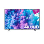 تى سى ال شاشة سمارت 75 بوصة 4K UHD - أوامر صوتية 75p615
