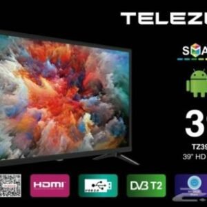 تليزون شاشة سمارت 39 بوصة LED - FULL HD - اسود TZ39RGS