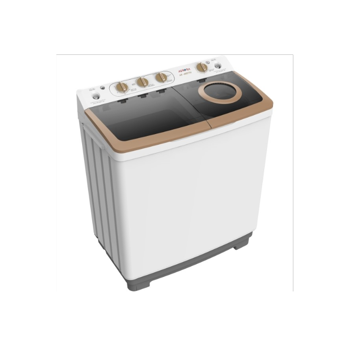 أرورا غسالة حوضين 7.5 كيلو - تجفيف 5 كيلو - أبيض AR - 085TTH