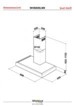 شفاط بلت ان ويرلبول 90 سم 3 سرعات - ستيل