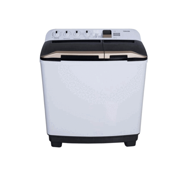 توشيبا غسالة حوضين 8 كيلو - أبيض Vh-J90Wbb