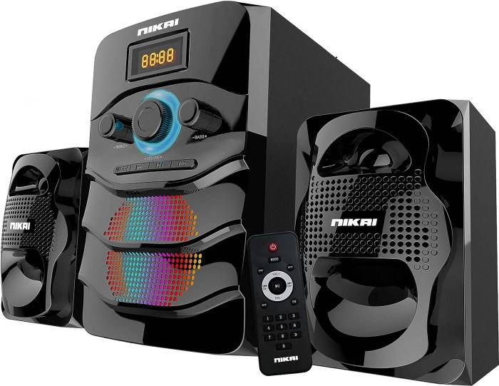 مكبر صوت نيكاي - بلوتوث - اسود