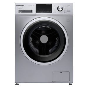باناسونيك غسالة امامية 12 كيلو تنشيف كامل - فضي NA-S128M2WSA