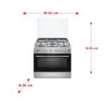 فرن غاز ارو 5 شعلة إيطالية 60*90 سم تركي