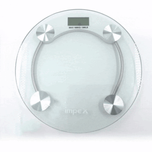 ميزان ديجيتال امبكس شاشة LCD - أبيض