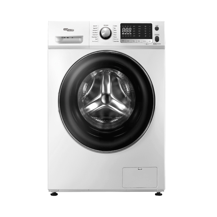 سوبر جنرال غسالة تعبئة امامية 10 كيلو - أبيض KSGWD10700CMB