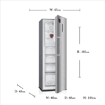 ارو ثلاجة باب واحد 12.5 قدم - نوفروست - ستيل RO1-470LNF