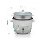 طباخة أرز كهربائية امبكس 2.8 لتر - 1000 وات - أبيض