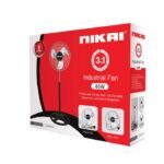 مروحة كهربائية 1x3 نيكاي - 16 بوصة - أسود